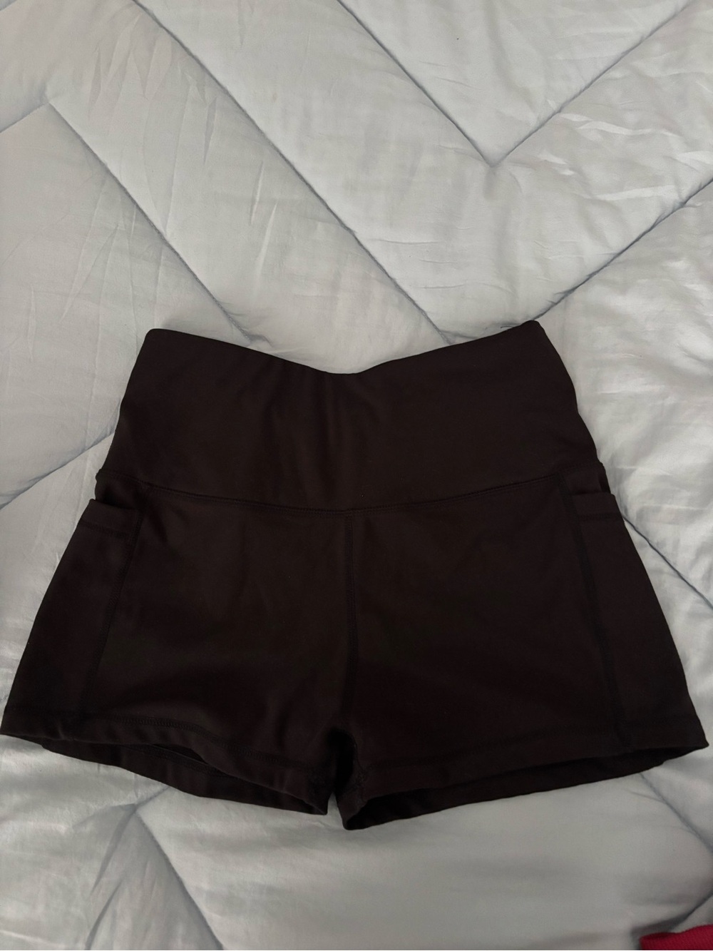High-Rise Black Women’s Workout Shorts